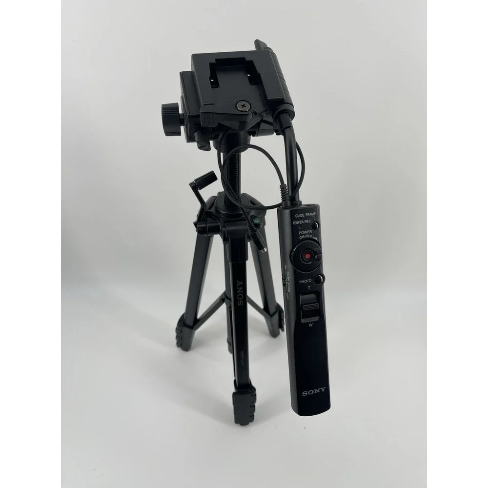 Sony VCT-60AV Tripod W/ Remote Control Handle Camcorder Camera Used‎